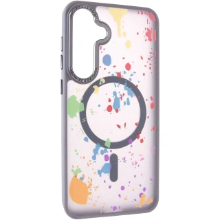 Чехол абстракция рисования с MagSafe для Samsung Galaxy S24 FE фото 1 из 7