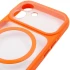 Чохол TPU GETMAN Moon Clear with MagSafe для Apple iPhone 17 (6.3") – Orange. Фото 5 з 6