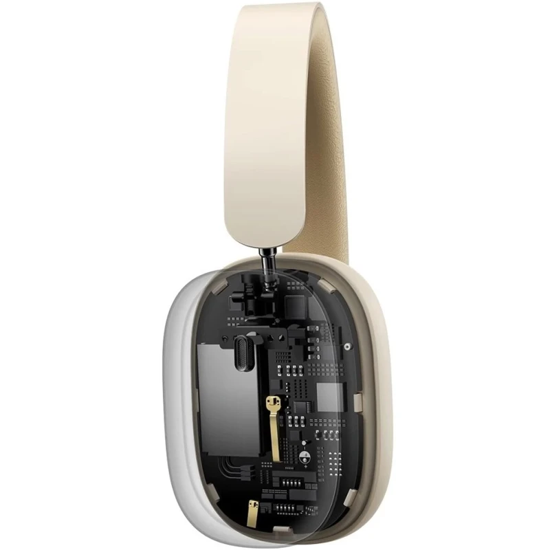 Накладні бездротові навушники Baseus Bowie H1 Hybrid ANC (NGTW23) – Creamy-white. Фото 6 з 6