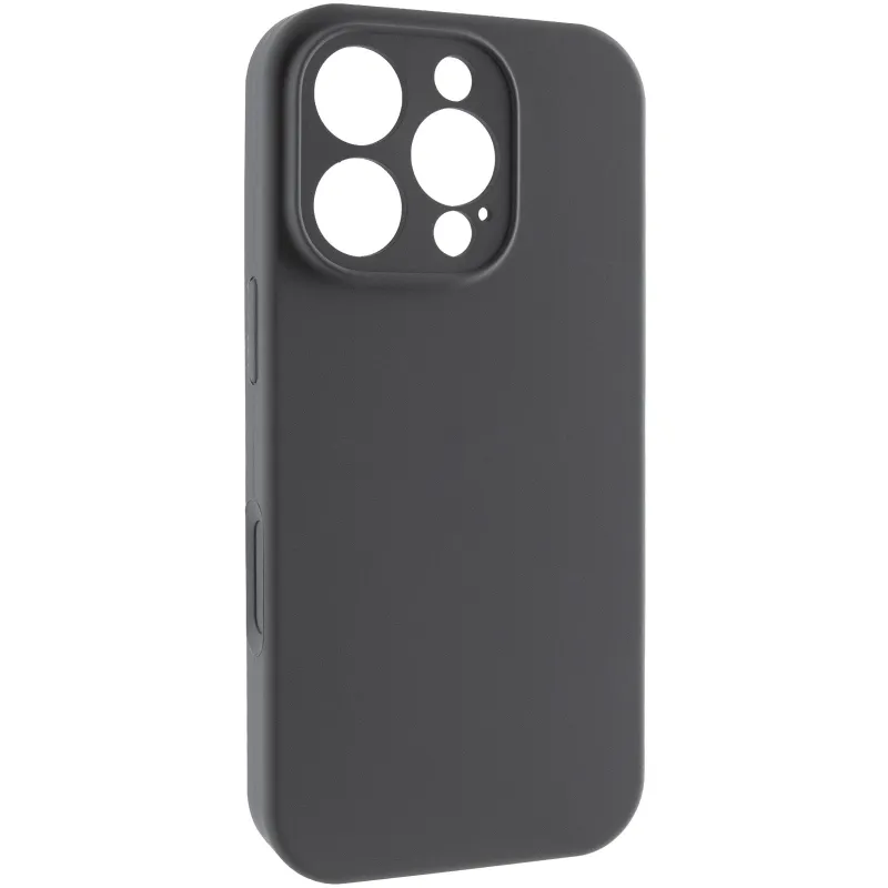 Чехол Silk Full Camera (AA) NO LOGO with Magnetic Fit для Apple iPhone 16 Pro – Серый / Dark Gray. Фото 1 из 3