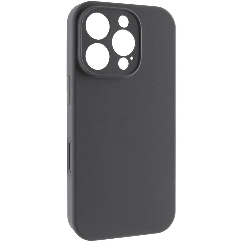 Чехол Silk Full Camera Protective (AA) NO LOGO для Apple iPhone 16 Pro Max – Серый / Dark Gray. Фото 1 из 8