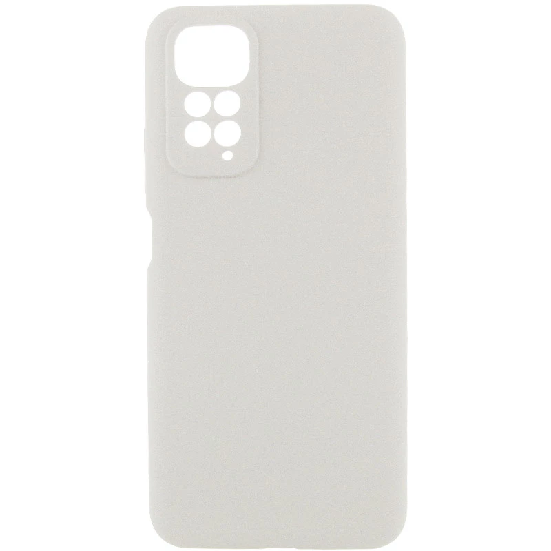Чохол Silicone Case Lakshmi Plus з закритою камерою на Xiaomi Redmi Note 11 (Global) / Note 11S – Білий / White. Фото 1 з 1