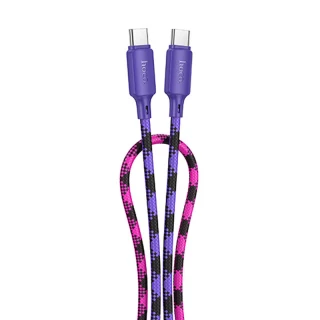 Дата кабель Hoco X116 Meridian Type-C to Type-C 60W (1m) фото 1 з 7