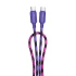 Дата кабель Hoco X116 Meridian Type-C to Type-C 60W (1m) – Gradient Purple Mix. Фото 1 з 7