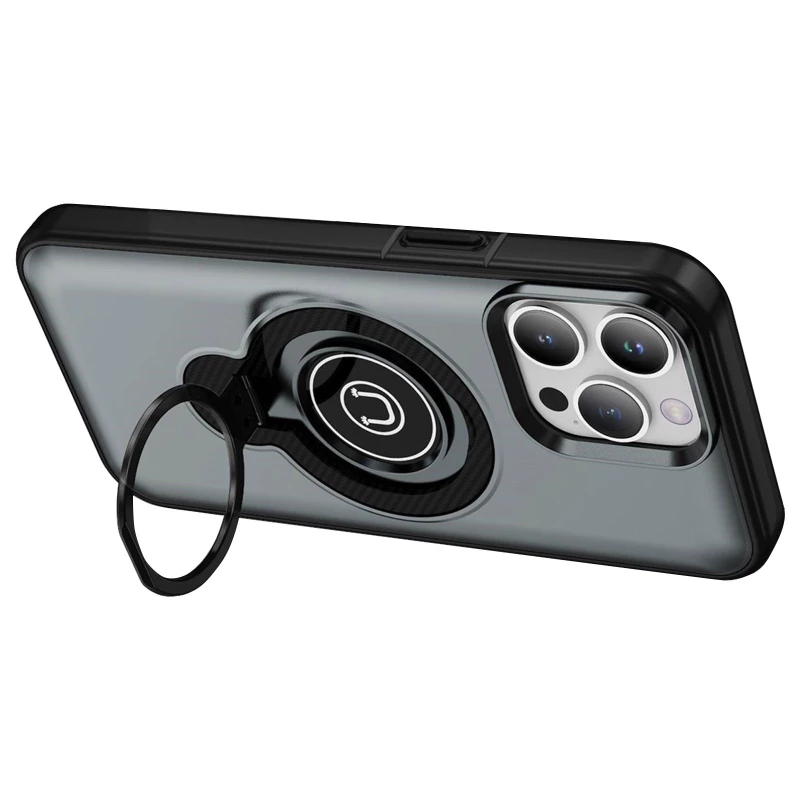 TPU+Textured PC Magnet для Apple iPhone 15 Pro Max (6.7") – Grey. Фото 2 из 5