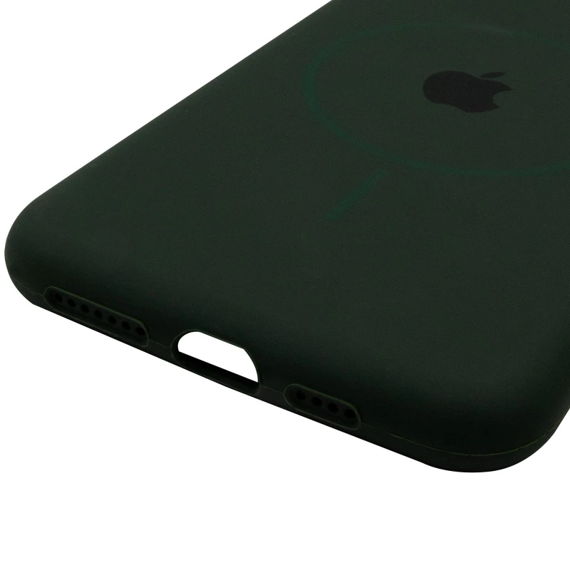 Чехол Silicone Armor Max with MagSafe для Apple iPhone 11 Pro Max (6.5") – Зеленый / Cyprus Green. Фото 15 из 15