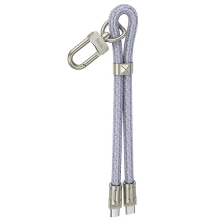 Дата кабель-шнурок Hoco GH5 Elegant Type-C to Type-C (0.21m) фото 1 з 6