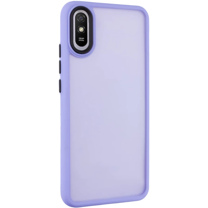 Чехол TPU+PC Lyon Frosted на Oppo A60 – Purple. Фото 1 из 6