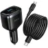 АЗУ Hoco Z70 Speed PD93W+QC3.0 (1USB-A/2C) + кабель Type-C to Type-C – Black. Фото 3 из 6