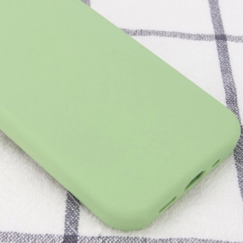 Чехол с закрытым низом Silicone Case для Apple iPhone 16 Pro Max – Мятный / Mint. Фото 4 из 17