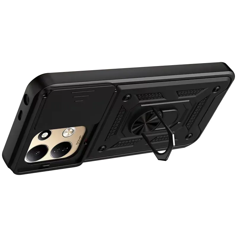 Ударопрочный чехол Ummi Camshield Serge Ring (in box) для Xiaomi Redmi 17 – Черный / Black. Фото 3 из 3