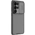 Карбована накладка Nillkin Pro зі шторкою для камери на Samsung Galaxy S26 Ultra – Transparent black. Фото 1 з 6