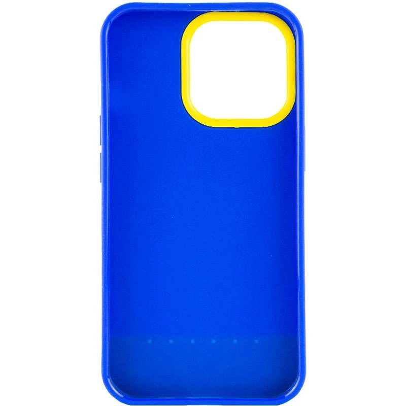 Двухцветный чехол Bichromatic для Apple iPhone 13 Pro (6.1") – Navy Blue / Yellow. Фото 3 из 5