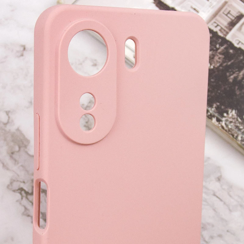 Чохол Silicone Case Lakshmi Plus з закритою камерою на Xiaomi Redmi 13C – Рожевий / Pink Sand. Фото 11 з 12