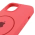 Чохол Silicone Armor Max with MagSafe для Apple iPhone 14 Plus (6.7") – Кавуновий / Watermelon red. Фото 5 з 6
