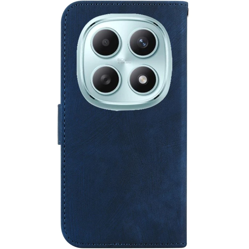 Кожаный чехол-книжка Cute Tiger для Xiaomi Redmi 15 (EU) – Dark Blue. Фото 2 из 4