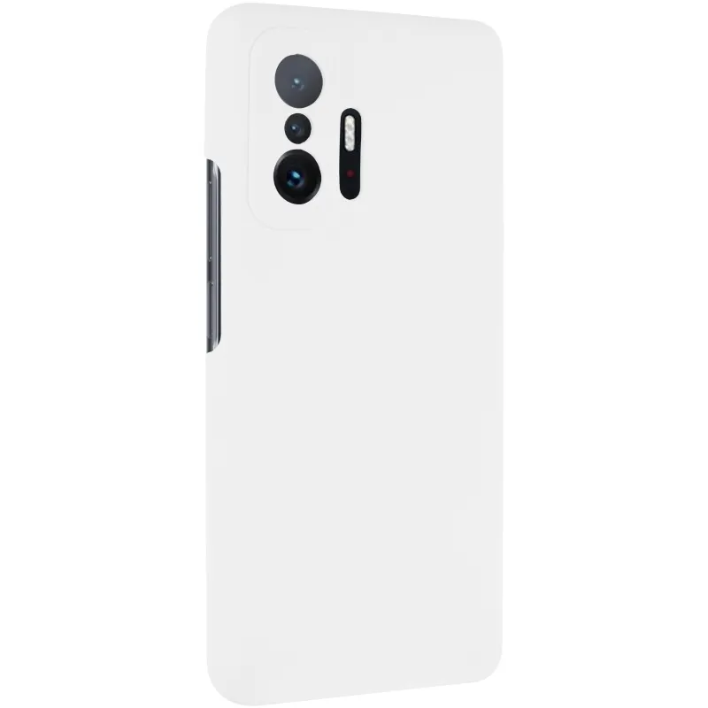 Чохол Silicone Case Lakshmi Premium із закритою камерою для Xiaomi 11T / 11T Pro – Білий / White. Фото 2 з 6