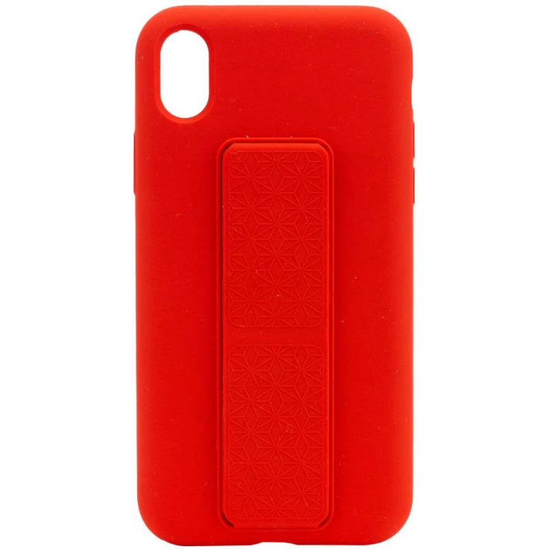 

Чохол Silicone Case з тримачем на Apple iPhone XS Max (6.5") (Червоний / Red)