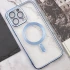 Хромовий TPU чохол з MagSafe на Apple iPhone 16 Pro – Блакитний / Sky Blue. Фото 3 з 5