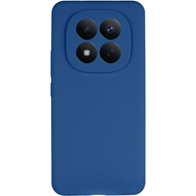 Чехол Silicone Case Lakshmi Premium з закритою камерою на Xiaomi Redmi Note 15 Pro 4G – Синий / Denim Blue. Фото 3 из 6