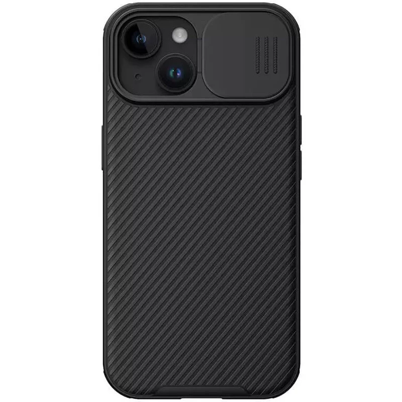 

Карбована накладка Nillkin Pro зі шторкою для камери на Apple iPhone 15 Plus (6.7") (Black)