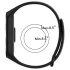 Силиконовый ремешок для Xiaomi Mi Band 7/6/5/4/3 – Черный / Black. Фото 4 из 8