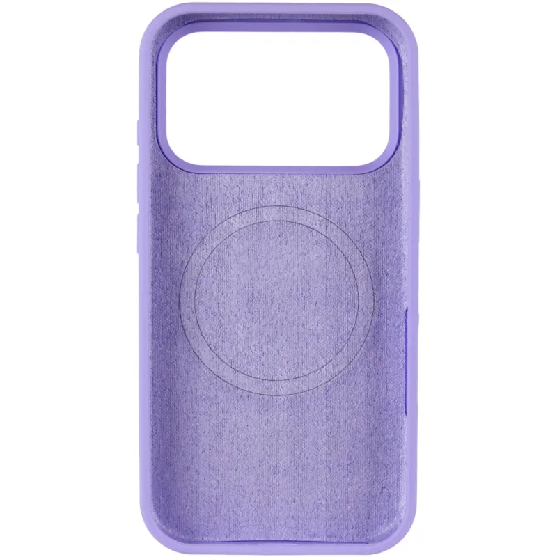Чохол Silk (AA) NO LOGO with Magnetic Fit для Apple iPhone 17 Pro (6.3") – Бузковий / Dasheen. Фото 6 з 8