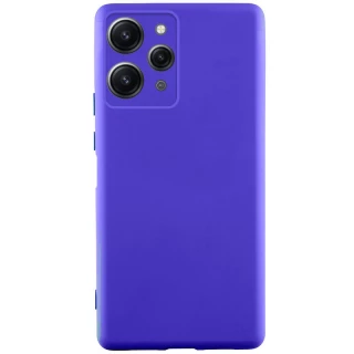 Чохол Silicone Case Lakshmi з закритою камерою на Xiaomi Redmi 12 — Синій / Iris