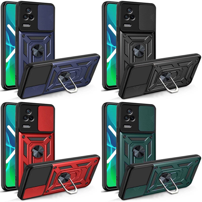 Ударопрочный чехол Serge Ring с защитой камеры для Xiaomi Poco F4 фото 2 из 2