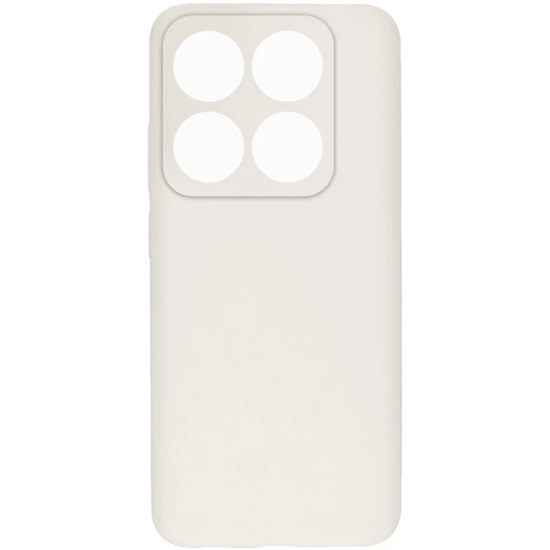 Чохол Silicone Case Lakshmi Premium з закритою камерою на Xiaomi 14T Pro – Білий / White. Фото 1 з 2
