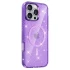 Чехол с блестками и MagFit для Apple iPhone 16 Pro Max – Purple. Фото 2 из 2