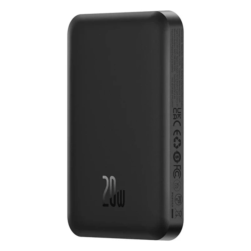 

Портативное зарядное устройство Power Bank Baseus Magnetic Mini OS 20W c БЗУ 5000 mAh (P10022107) (Cluster Black)