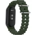 Ремінець Ocean Band для Xiaomi Mi Band 9/8 – Зелений / Dark Olive. Фото 5 з 8