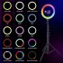 Кільцева світлодіодна LED лампа RGB з триподом Proove Halo (12inch) 10W – Black. Фото 3 з 5