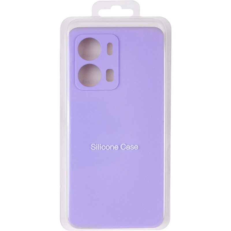 Чохол Silicone Case Lakshmi Plus з закритою камерою на Xiaomi Redmi 13C – Бузковий / Dasheen. Фото 14 з 19