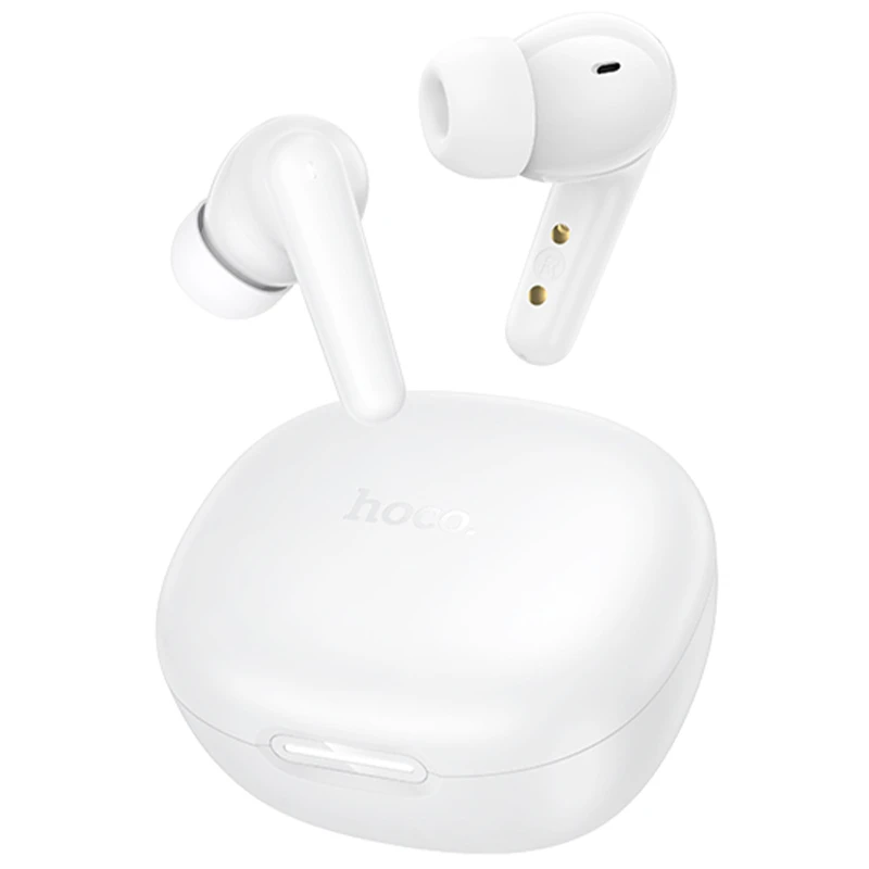 Беспроводные TWS наушники Hoco EQ100 Intelligent AI translation (App) – White. Фото 1 из 5