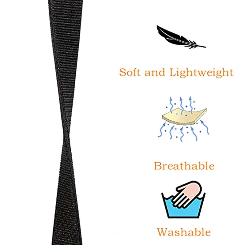 Ремінець Nylon для Apple watch 42mm/44mm – Чорний / Black. Фото 2 з 3