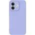 Цветной силиконовый чехол GETMAN с закрытой камерой на Xiaomi Redmi Note 17 – Сиреневый / Light purple. Фото 1 из 1