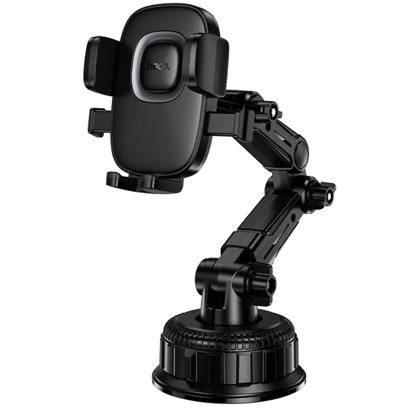 Автотримач Hoco H89 Crown (center console) – Black / Metal gray. Фото 1 з 6