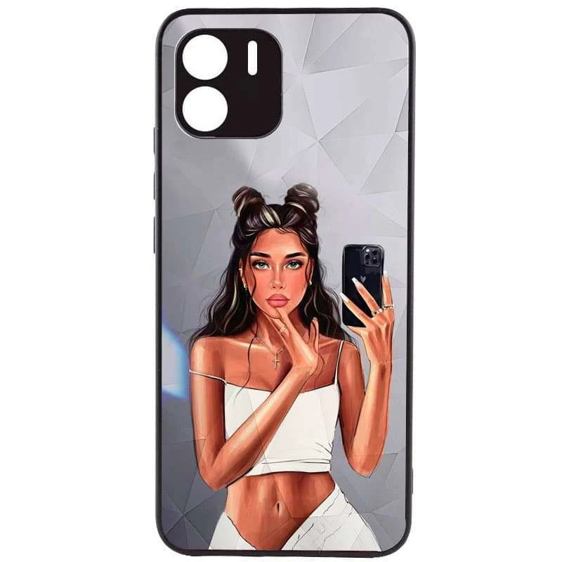 

Стеклянный чехол Prisma Ladies на Xiaomi Redmi A1 / A2 (Black in White)