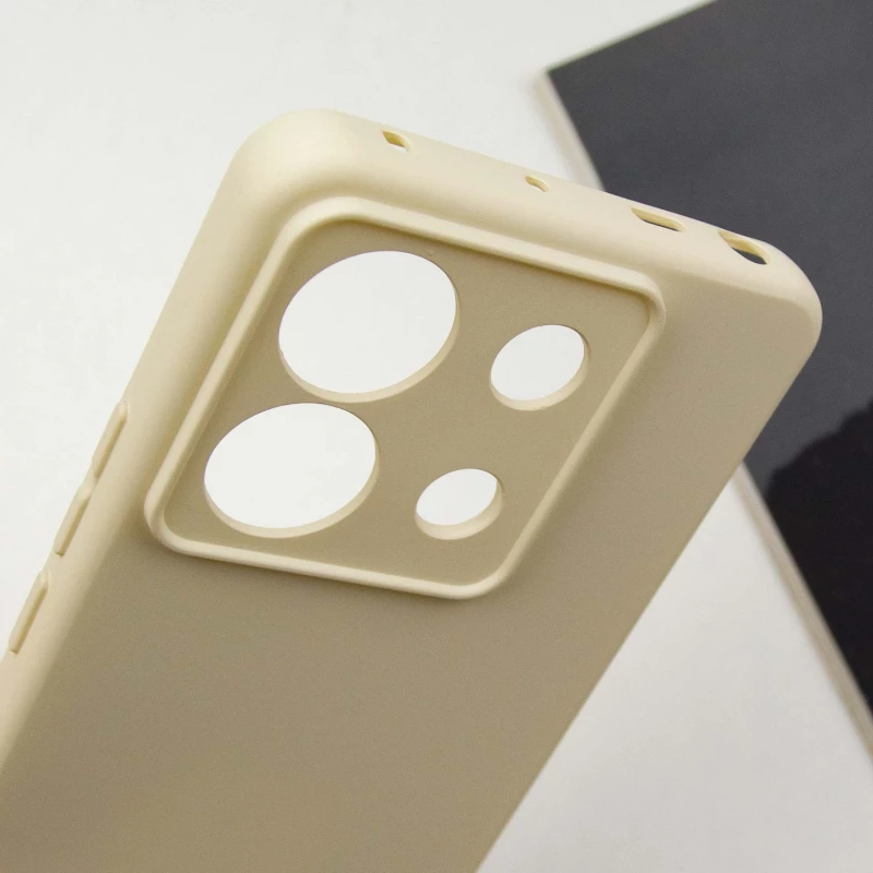 Чохол Silicone Case Lakshmi з закритою камерою на Xiaomi Redmi Note 13 Pro 5G – Пісочний / Sand. Фото 9 з 12