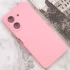 Кольоровий силіконовий чохол GETMAN із закритою камерою для Xiaomi Redmi 13C – Рожевий / Pink. Фото 6 з 9