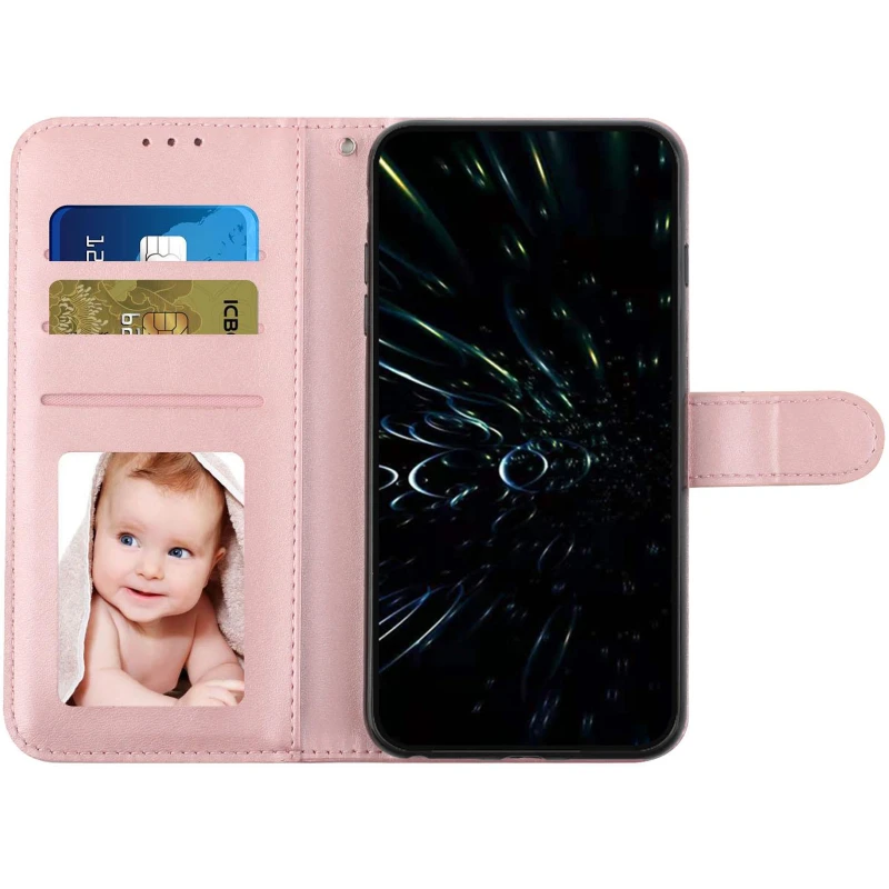 Кожаный чехол-книжка Jet Cover для Samsung Galaxy A36 5G – Rose Gold. Фото 2 из 4
