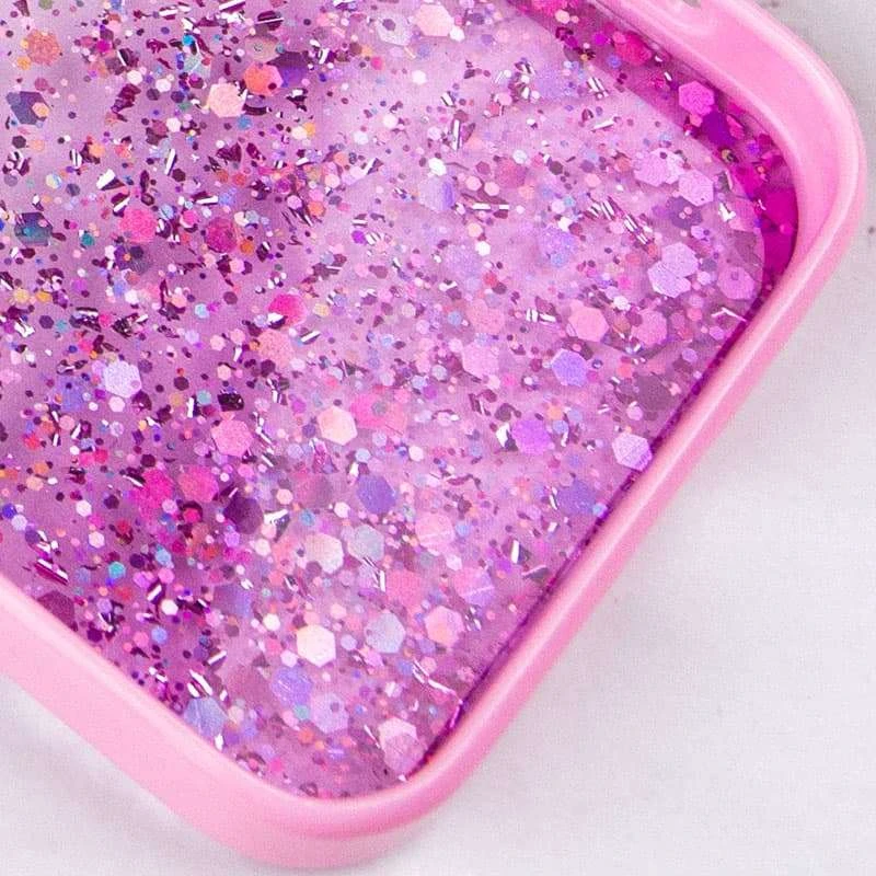 Чехол с блестками и защитой камеры для Apple iPhone 13 Pro (6.1") – Розовый. Фото 4 из 5