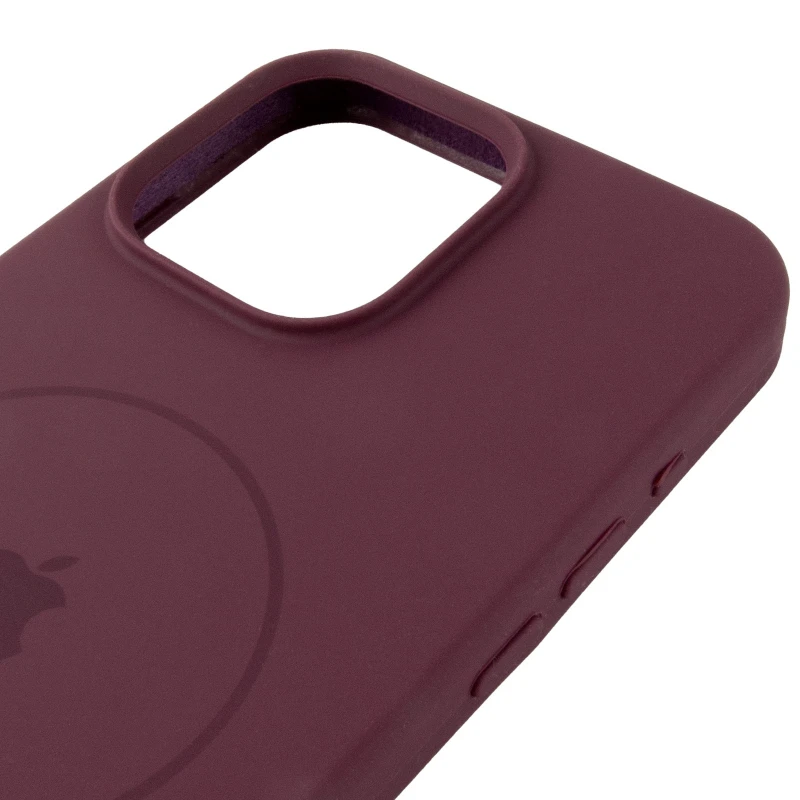Чехол Silicone Case Full Protective (AA) V2 with MagSafe для Apple iPhone 11 Pro (5.8") – Бордовый / Plum. Фото 5 из 6
