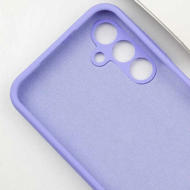 Чехол Silicone Case Lakshmi Premium L с закрытой камерой для Samsung Galaxy A54 5G – Сиреневый / Dasheen. Фото 13 из 14