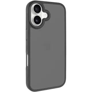 TPU+PC з металевими кнопками на Apple iPhone 17 (6.3") — Чорний / Black