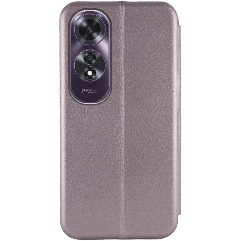 Чохол-книжка класичний на Oppo A60 – Сірий. Фото 2 з 3