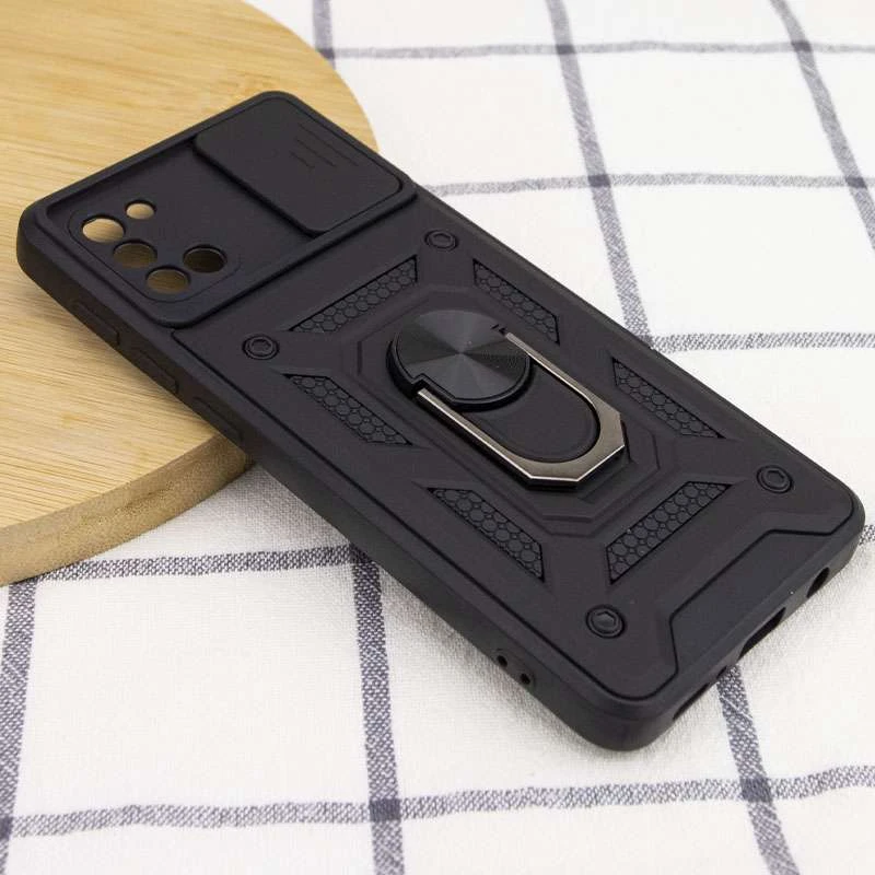Ударопрочный чехол Serge Ring с защитой камеры для Samsung Galaxy A31 – Черный. Фото 4 из 5