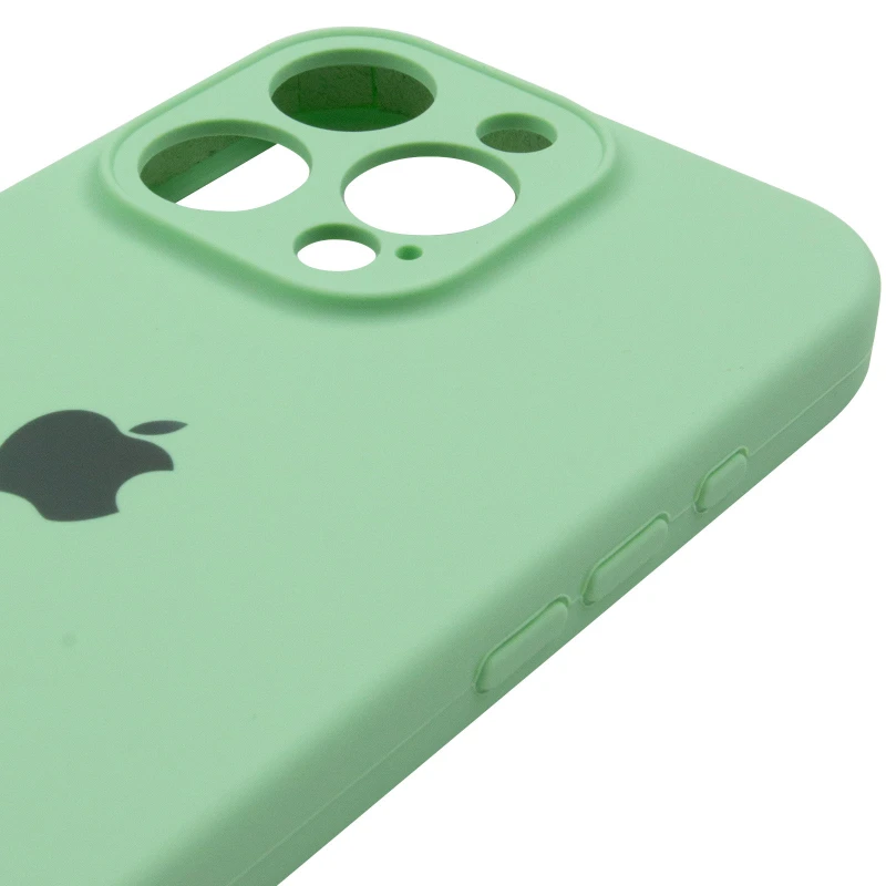 Чохол Silicone Case з захистом камери на Apple iPhone 13 Pro Max (6.7") – Зелений / Pistachio. Фото 7 з 13